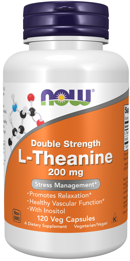 NOW L THEANINE 200 MG  120 VCAPS 0